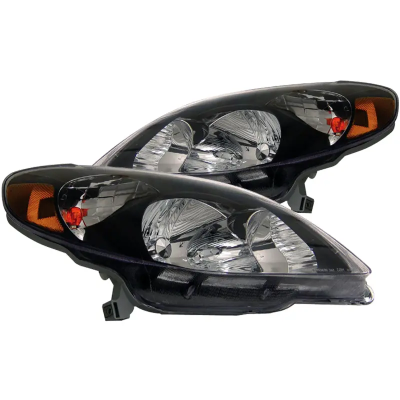 Anzo Crystal Headlights For 2003–2008 Toyota Matrix – Matte Black Finish 1