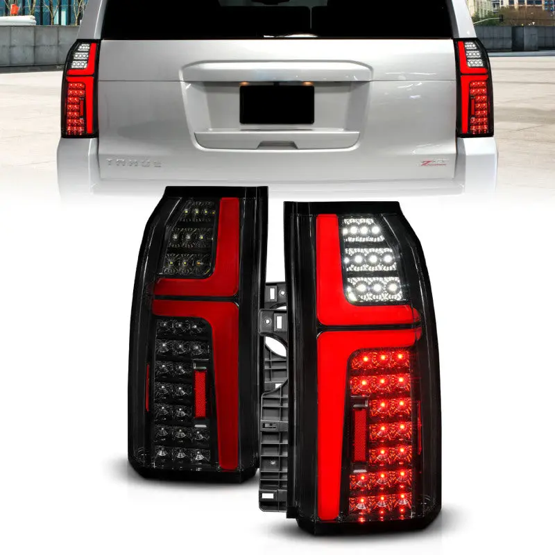 Anzo Sequential Led Taillight Assembly For 2015–2020 Chevrolet Tahoe – Black Housing 1