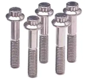 Arp 1/2-Inch-16 Rh Thread, 2-Inch Long, 12-Point High-Strength Bolts — 5-Piece Set 1