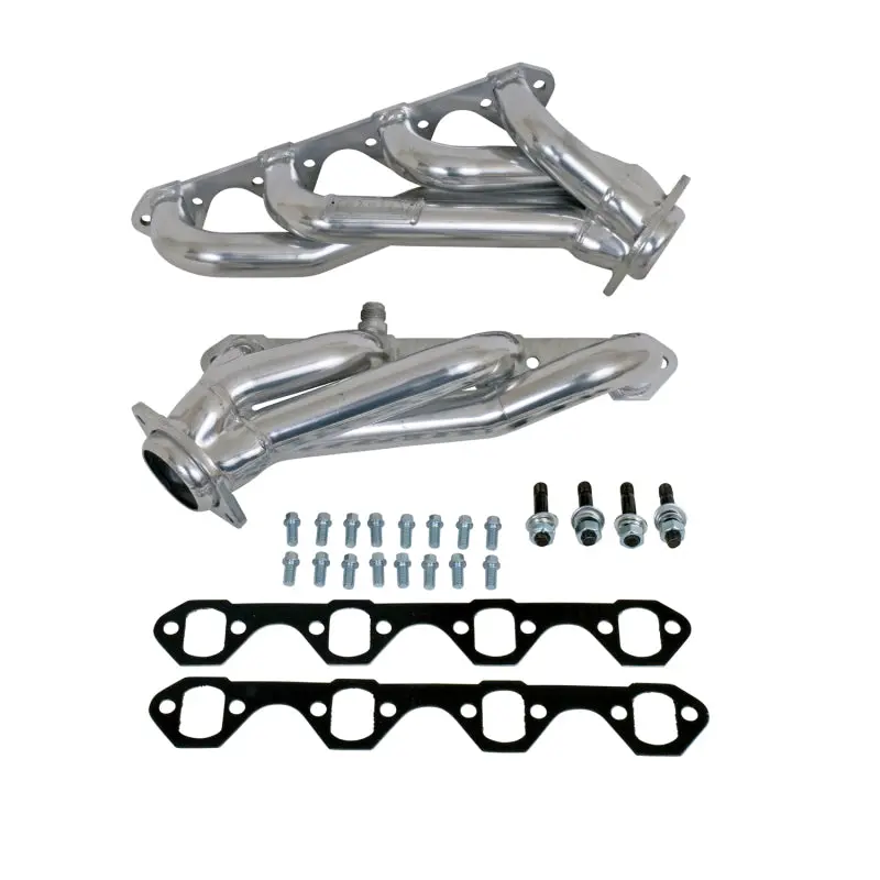 Bbk 94-95 Mustang 5.0 Shorty Unequal Length Exhaust Headers - 1-5/8 Silver Ceramic 1