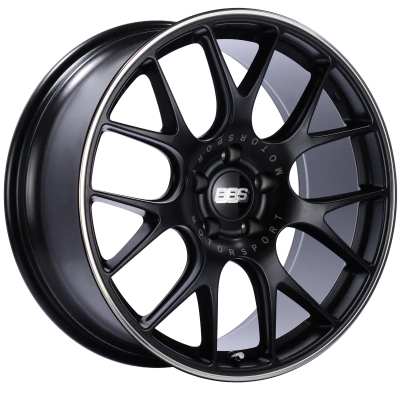 Bbs Ch-R 20X9 5X120 Et29 Satin Black Polished Rim Protector Wheel -82Mm Pfs/Clip Required 1