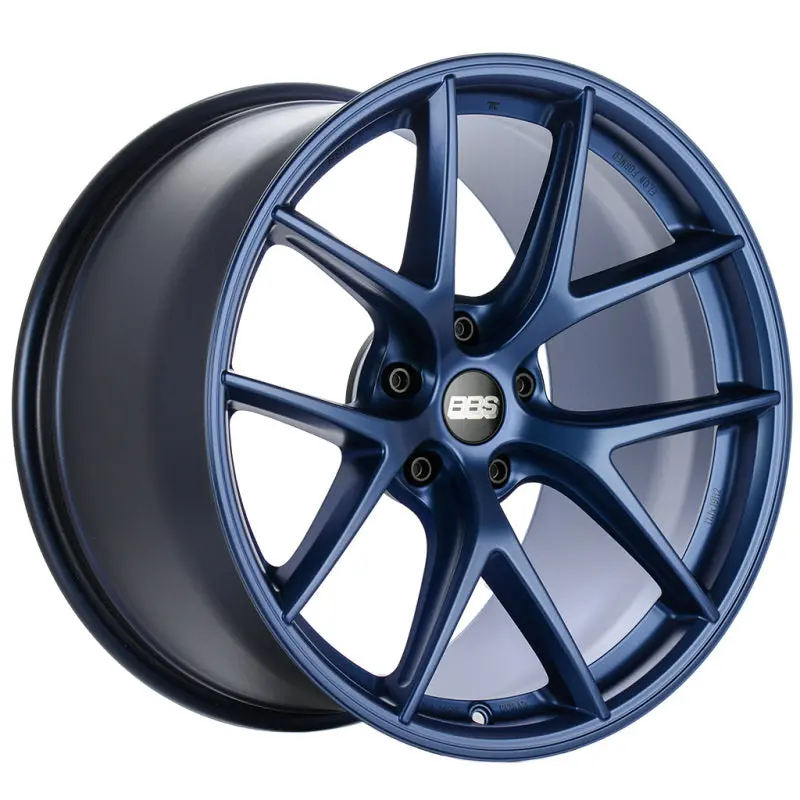 Bbs Ci-R Satin Indigo Blue Alloy Wheel — 20X10 Inches, Et58, Face 2 Design 1