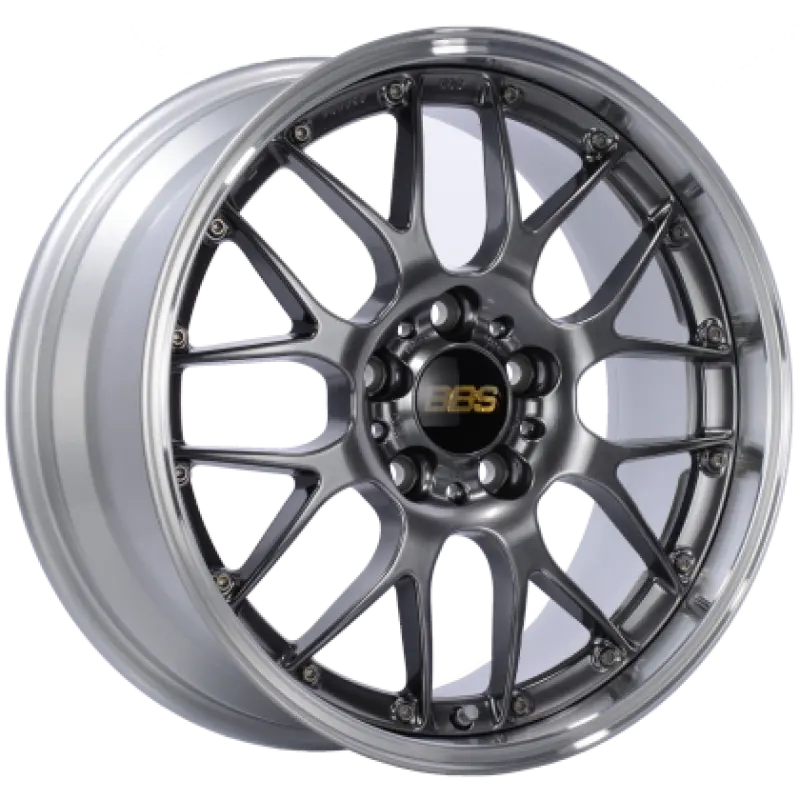 Bbs Rs-Gt Forged Alloy Wheel – 20X10", 5X112Mm, Et22, Diamond Black With Diamond-Cut Lip (Pfs/Clip Required) 1