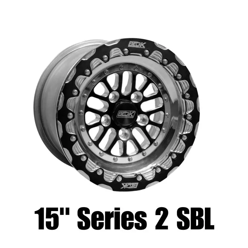 Belak 15X10 / 5In Bs / 5X4.75 Bp / Series 2 Wheel - Single Beadlock - Full Polished 1