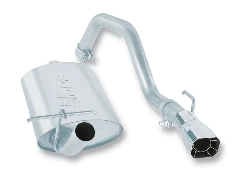 Borla Cat-Back Exhaust System For 1988–1990 Jeep Wrangler – 4.2L Inline-6, Dual Square Exhaust Tips 1