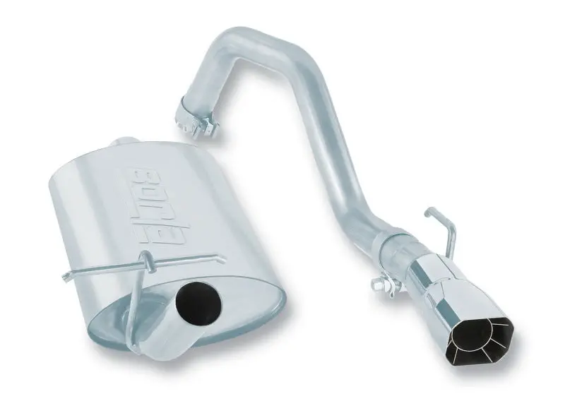 Borla Cat-Back Exhaust System For 1988–1990 Jeep Wrangler – 4.2L Inline-6, Dual Square Exhaust Tips 2