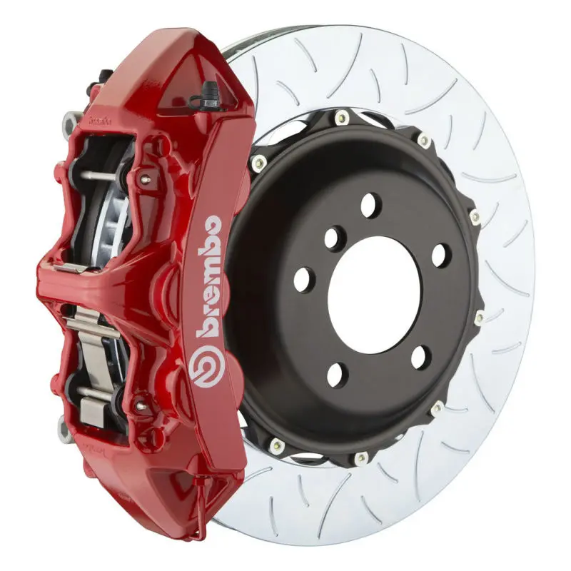 Brembo Gt Big Brake Kit For 2005–2014 Mustang Gt (Non-Abs) – 6-Piston Front Calipers, 380X32Mm Two-Piece Slotted Rotors 1