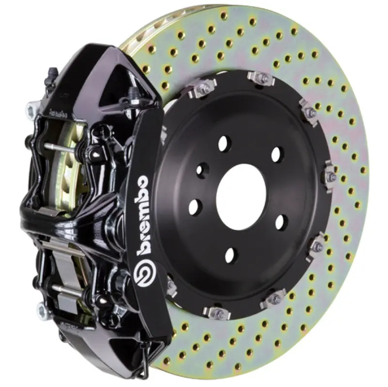 Brembo Gt Big Brake Kit – Front, Drilled Rotors (365X34Mm), 6-Piston Calipers For 2007–2018 Jeep Wrangler & Unlimited 1