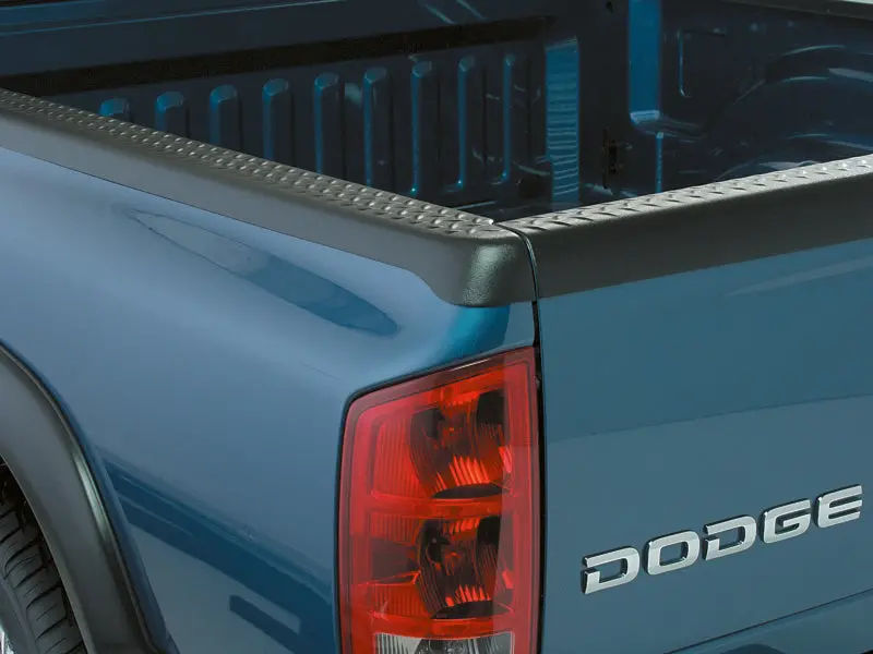 Bushwacker Bed Rail Caps For 2002–2008 Dodge Ram 1500 Fleetside – 98.3" Length, Matte Black Uv-Resistant Polypropylene 1