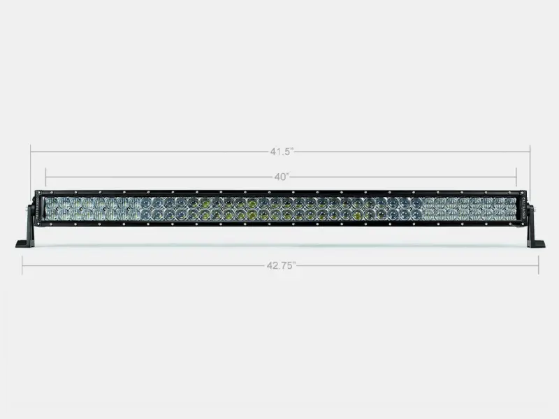 Cali Raised 42 Dual Row 5D Optic Osram Led Bar - Combo 1
