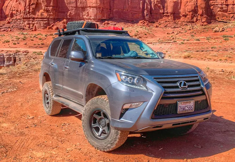 Cali Raised Led Ditch Light Bracket Kit For 2010–2022 Lexus Gx 460 – Low-Profile Mounts With Dual 3.5" Round Cannon Pods 1