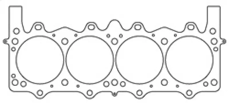 Cometic Mls Cylinder Head Gasket — .045" Thickness, 4.200" Bore, Designed For Chrysler A-8 Sprint Block With W9 Heads 1