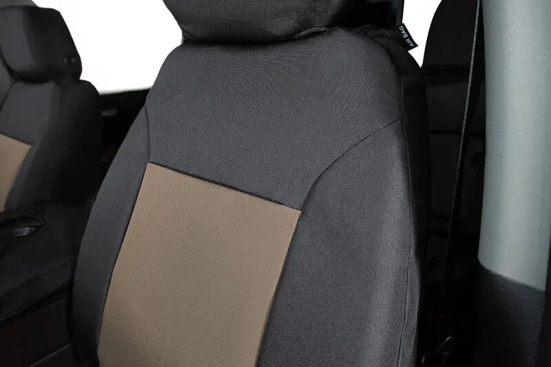 Covercraft Endura Precisionfit Front Seat Covers — Durable Tan/Black Custom Fit For 2019–2024 Dodge Ram 2