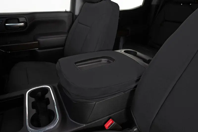 Covercraft Endura Precisionfit Front Seat Covers For 2023–2025 Ford F-250/F-550 – Black/Black 1