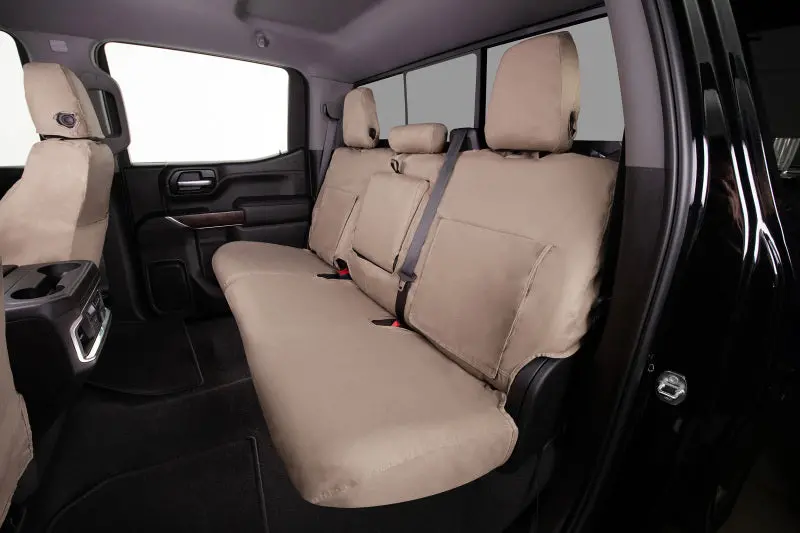 Covercraft Seatsaver Polycotton Front Seat Covers — Custom Fit For 2004–2008 Ford F-150 (Taupe) 1