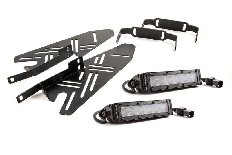 Diode Dynamics Raptor Stage Series Fog Light Kit – 6" Wide Beam, White Output For 2017+ Vehicles 1