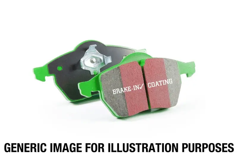 Ebc Greenstuff Rear Brake Pads – 2010–2011 Fiat 500 1.4L With Bosch Calipers 1