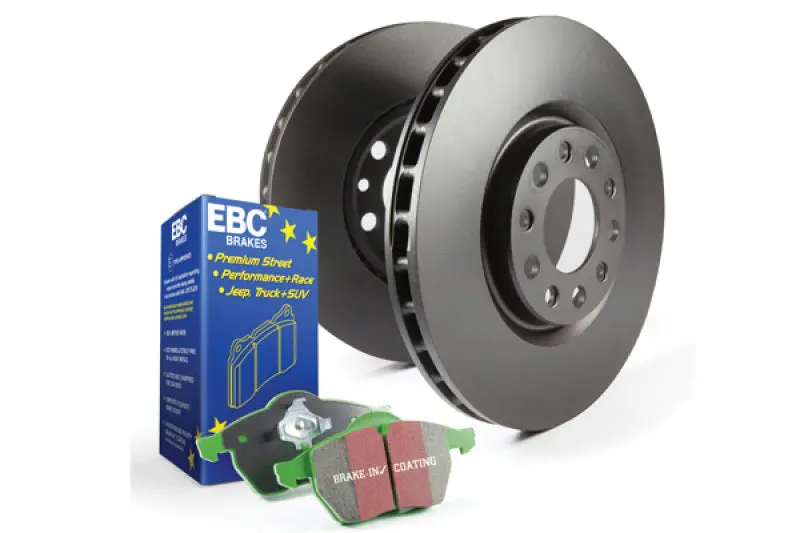 Ebc Greenstuff Street-Performance Brake Pad And Rk Drilled Rotor Kit (S11 Series) 1