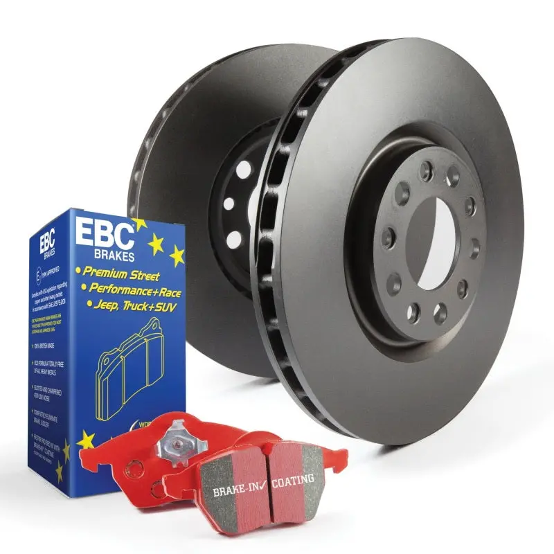 Ebc Redstuff Performance Brake Pad And Rk Drilled/Slotted Rotor Kit – S12 Series 1