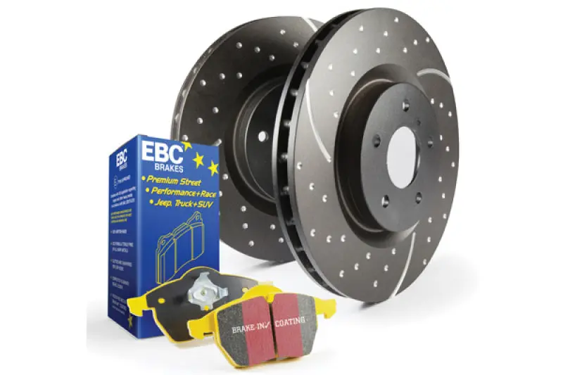 Ebc S5 High-Performance Brake Kit — Yellowstuff Pads + Gd Sport Rotors 1