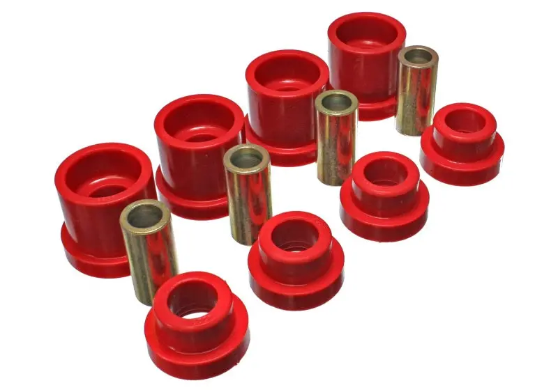 Energy Suspension Red Rear Subframe Inserts For 1995–1998 Nissan 240Sx (S14) – Reuses Original Metal Components 1