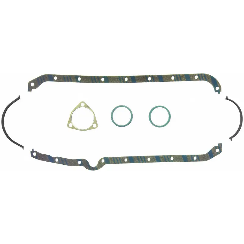 Fel-Pro Blue Stripe Oil Pan Gasket Set – Cork-Rubber Composite For Chevrolet Camaro C4 (Os5197) 1