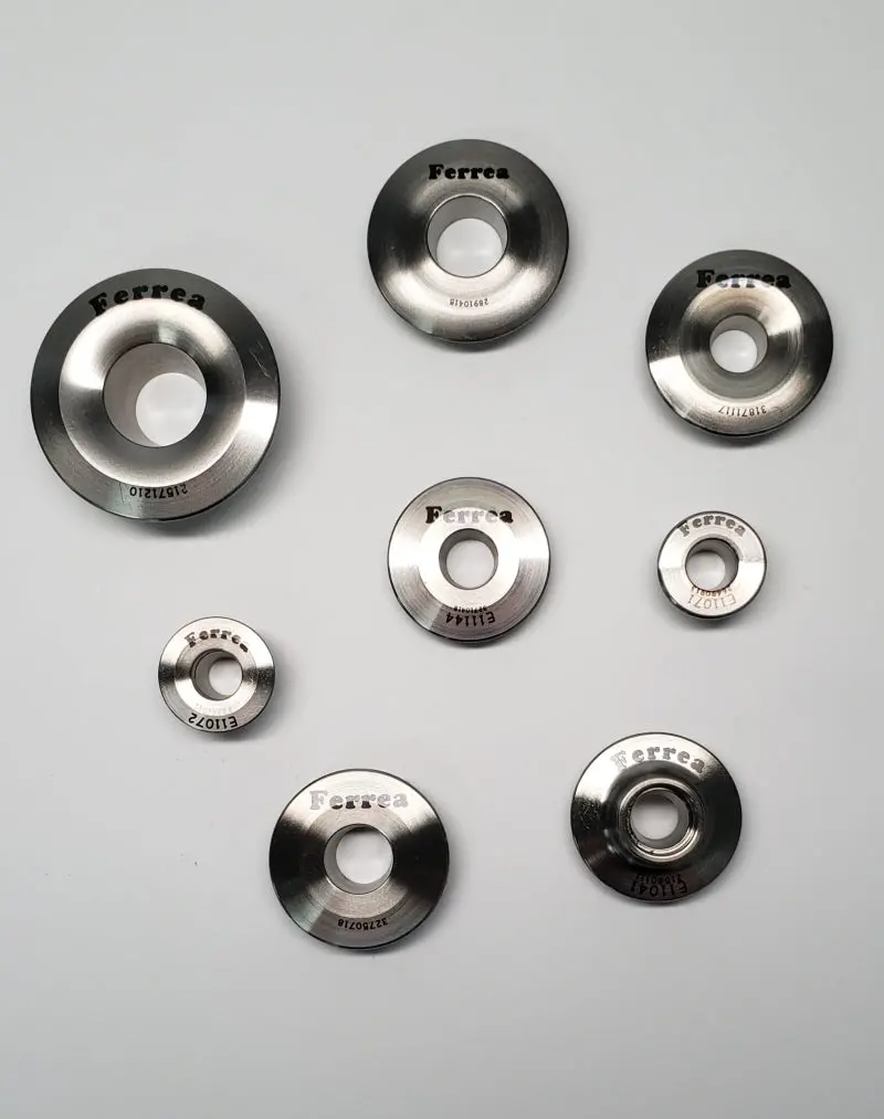Ferrea Double-Spring Pro Cnc Titanium Valve Retainer — 10-Degree Angle, Sold Individually 1