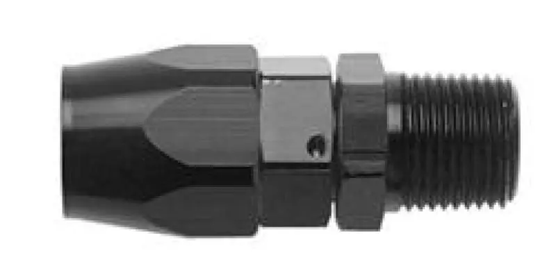 Fragola -10An Black Straight Hose End With 3/4″ Npt Thread 1