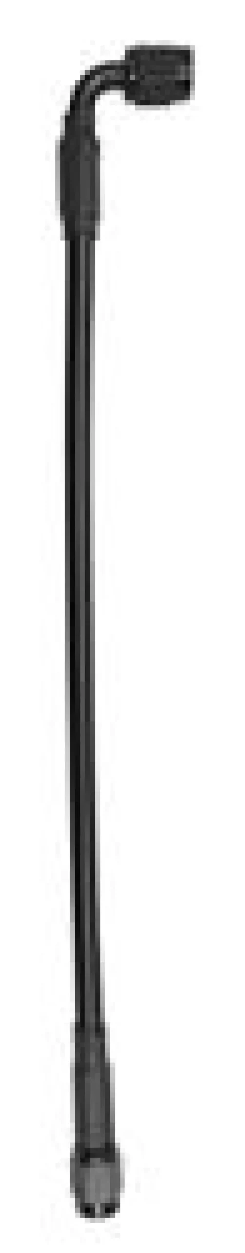 Fragola -3An Black Braided Hose Assembly — Straight Fitting, 90 Ft (48 In Length) 1