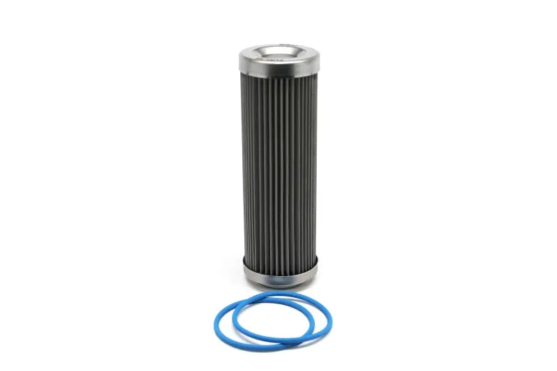 Fuelab 40-Micron Stainless Steel Fuel Filter Element – 5-Inch Length With Dual O-Rings And Installation Guide 1