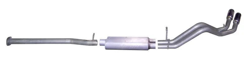 Gibson Aluminized Cat-Back Dual Exhaust System For 2007–2009 Chevrolet Silverado 1500 Lt 6.0L 1