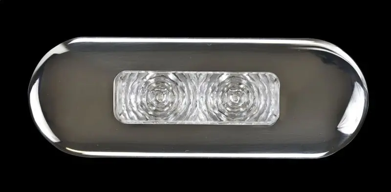 Hella Red Led Courtesy Lamp – 12/24V Dual-Voltage, Surface-Mount Design With Dual Light Output 1
