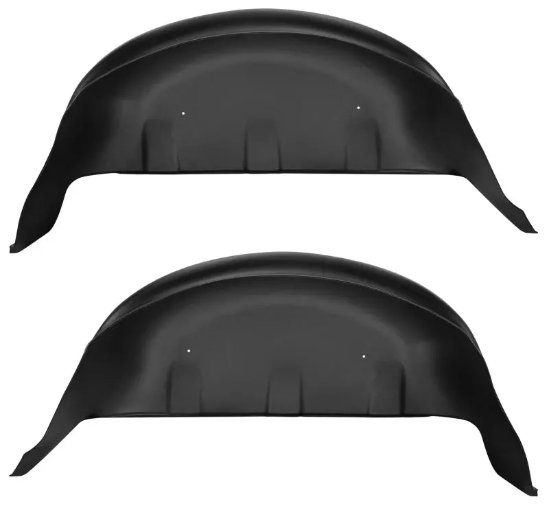 Husky Liners Rear Wheel Well Guards For 2017 Ford F-250/F-350 Super Duty – Durable Black Trim 1