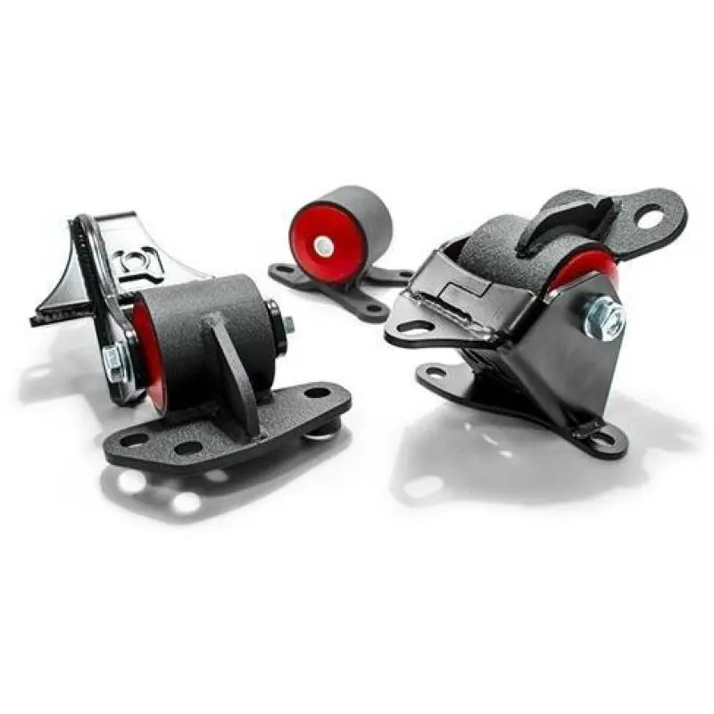 Innovative Black Steel Engine Mounts With 85A Bushings For 1996–2000 Honda Civic D-Series (Cvt-To-Manual Conversion) 1
