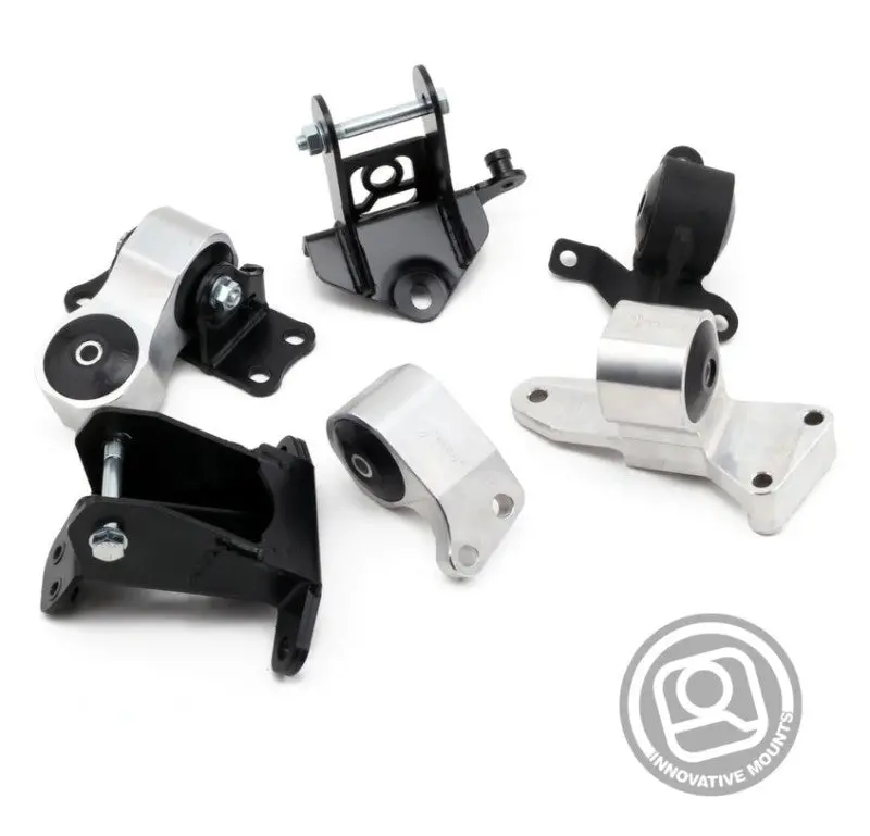 Innovative K-Series Engine Mounts For 2006–2011 Honda Civic Si – Billet Aluminum, 85A Bushings (Excludes K24 Transmission Mounts) 1