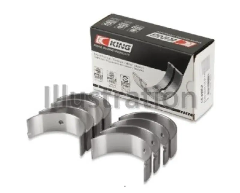 King Engine Bearings Gm/C Saturn Connecting Rod Bearing Set — Oversize +1.0Mm 1