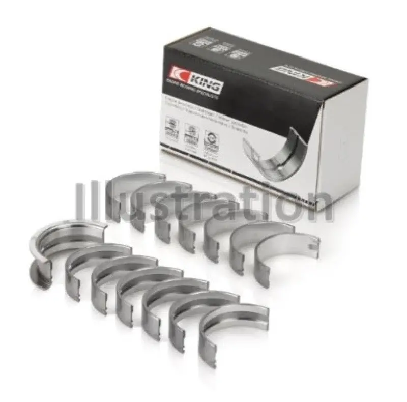 King Main Bearing Set For Ford 200 3.3L 12-Valve Inline-Six Engine 1