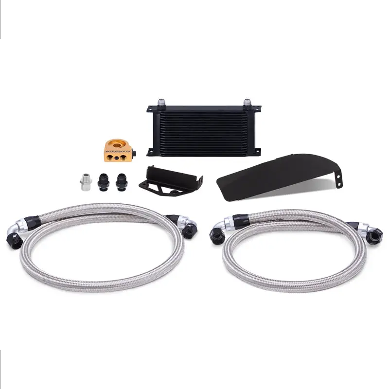 Mishimoto Oil Cooler Kit For 2017+ Honda Civic Type R – Direct-Fit, Black Anodized Aluminum 1