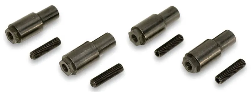 Moroso Hex Head Adjusting Nut Kit — 7/16" Rocker Stud Replacement, 4-Piece Set (Pairs With Part #67045 / #67205) 1
