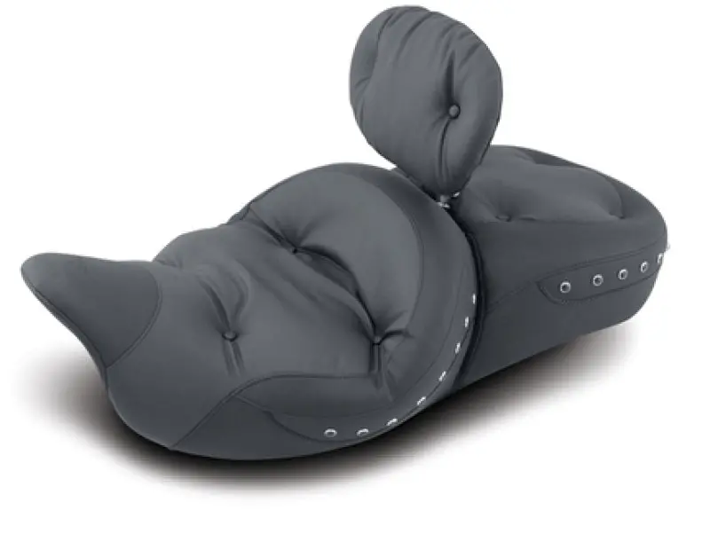 Mustang Solo Seat For Harley-Davidson Electra Glide & Road King Models (2008–2021) – Black With Pearl Accent 1