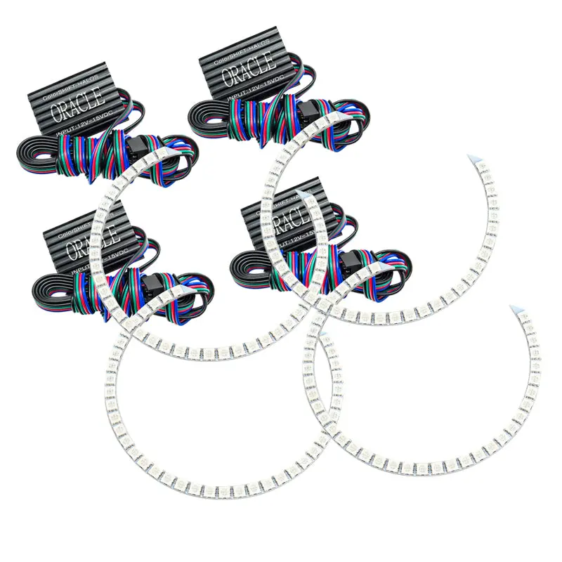Oracle Colorshift Halo Lighting Kit For 2007–2014 Chevrolet Suburban – Led Halo Rings (Controller Not Included) 1
