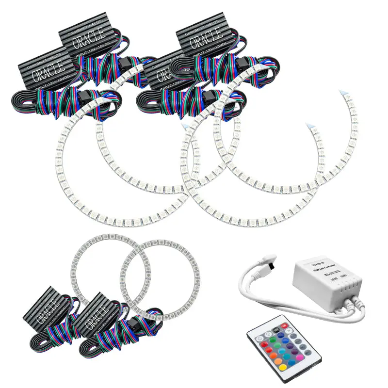 Oracle Colorshift Triple Halo Lighting Kit For 2011–2013 Jeep Grand Cherokee With Simple Controller 1