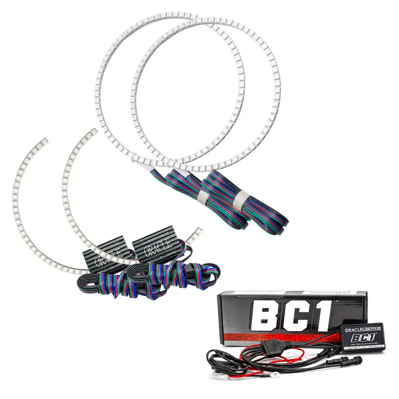 Oracle Toyota Tundra 14-17 Dual Halo Kit - Colorshift W/ Bc1 Controller 1