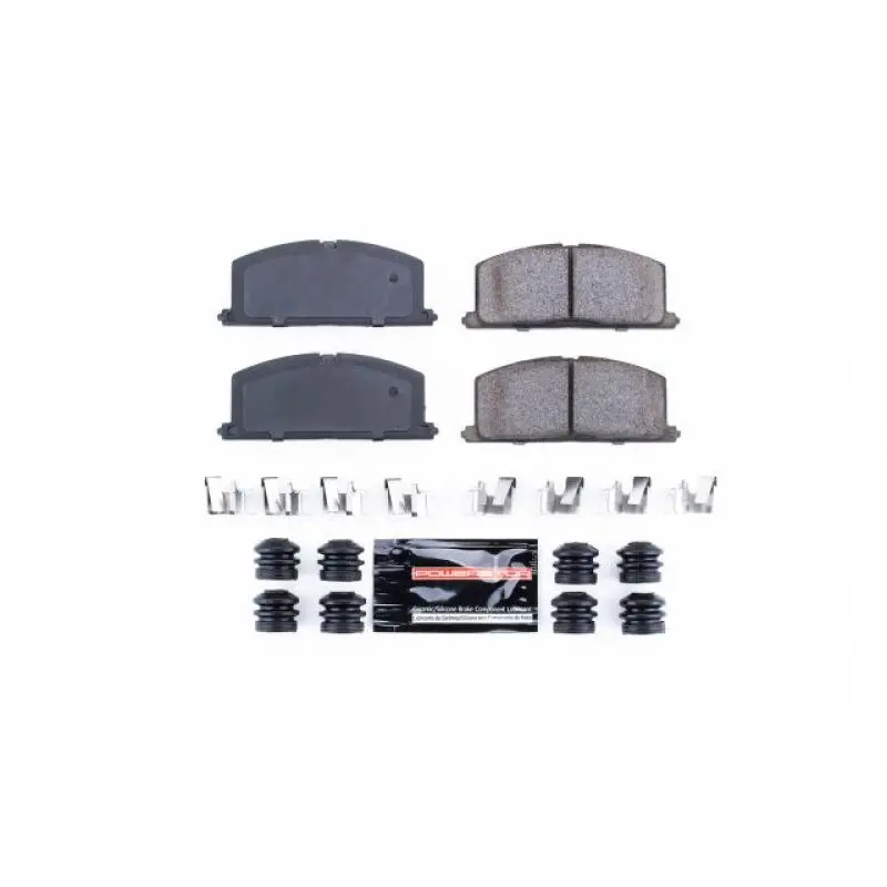 Power Stop Evolution Sport Brake Pads With Hardware For 1985–1988 Chevrolet Nova Z23 Front Axle 1