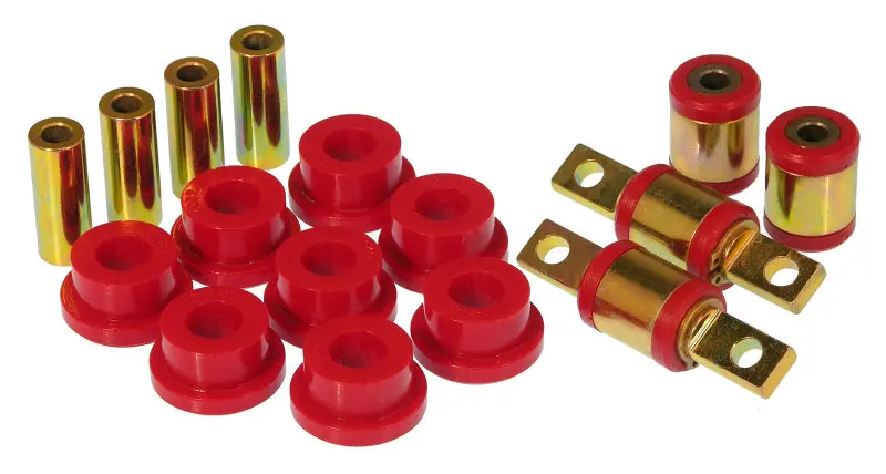 Prothane Red Polyurethane Control Arm Bushings For 1990–2000 Acura Integra Rear Upper/Lower Arms 1