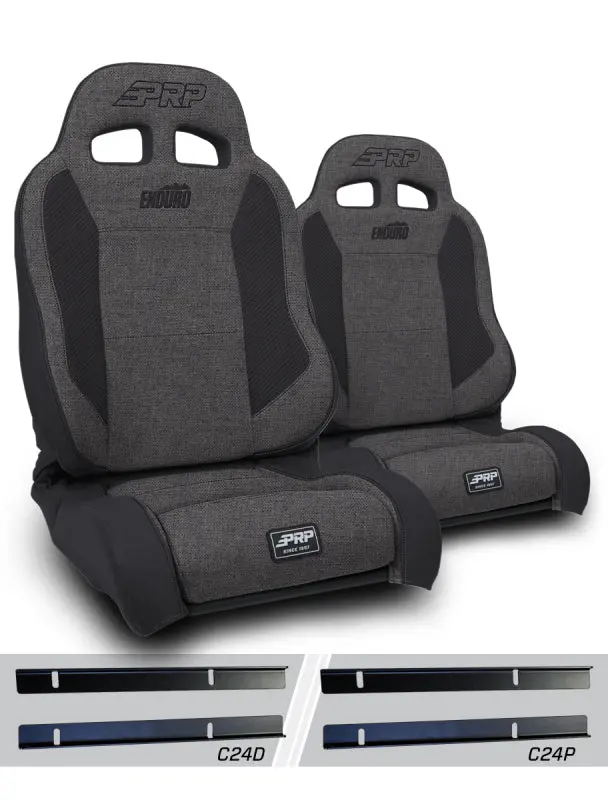 Prp Enduro Elite Trek Edition Suspension Seats For 2003–2006 Jeep Wrangler Tj – Gray Pair 1