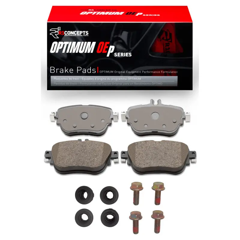 R1 Optimum Oe Brake Pad & Hardware Kit – Rear Application For 2020–2023 Mercedes-Benz E350 1
