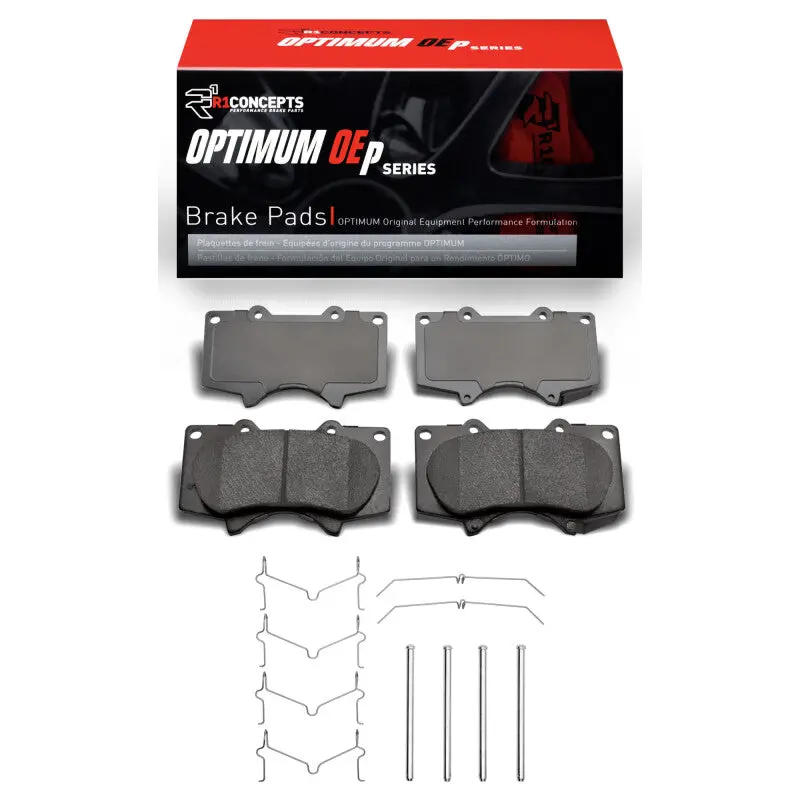 R1 Optimum Oe-Style Front Brake Pad & Hardware Kit For 2010–2024 Lexus Gx460 1