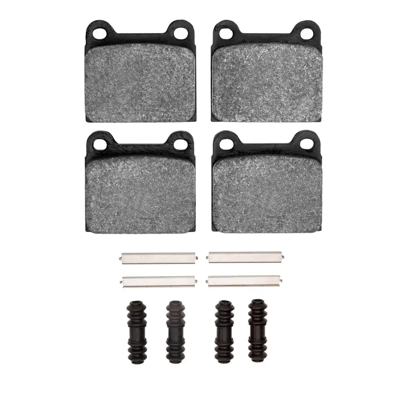 R1 Semi-Metallic Rear Brake Pad & Hardware Kit — Factory-Style Replacement For 1967–1991 Mercedes-Benz 300Cd 1