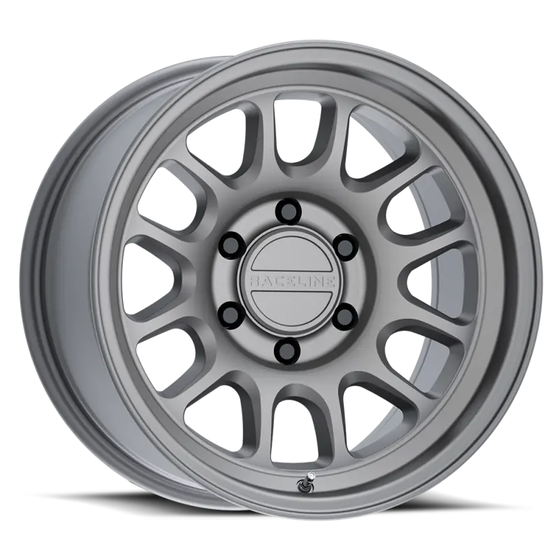 Raceline 958T Rogue Matte Titanium Wheel — 17X9 Inches, 5X139.7 Bolt Pattern, -12Mm Offset, 106.5Mm Bore 1